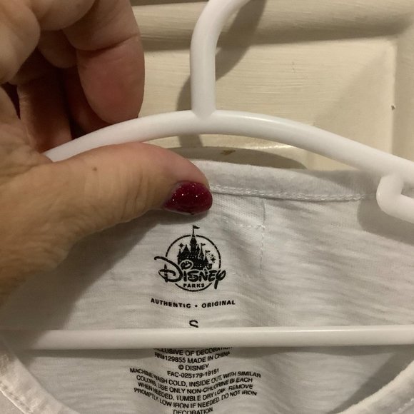 Disneyland Girl Sz Small Minnie and Bright Two Sided Sequins Flip Up Down Shirt - Picture 3 of 7